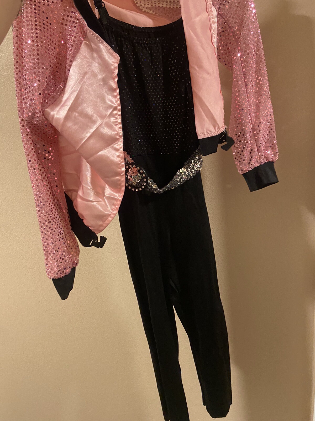 pink lady dance costume child’s large Gem