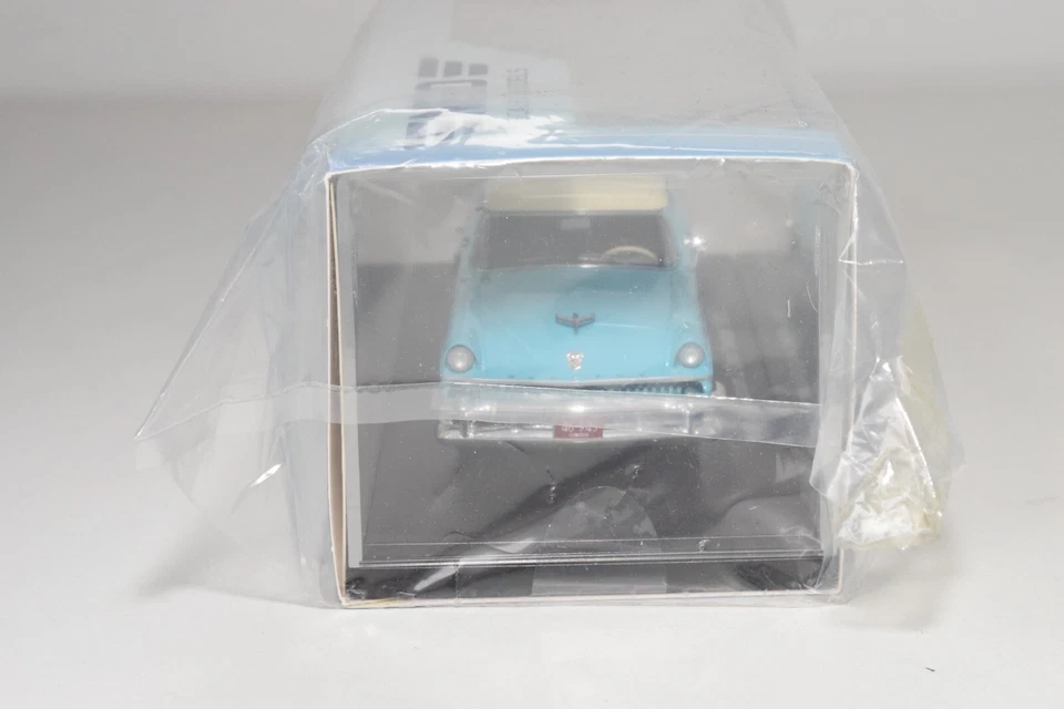 A64 1:43 NEO 46945 MERCURY CUSTOM BERLINA 2 PORTE AZZURRO BIANCO COME NUOVA - Immagine 4 di 4