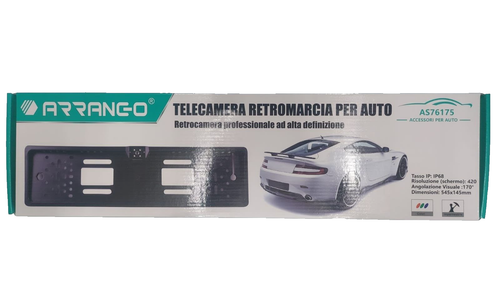 NORAUTO Support De Plaque D'immatriculation Avec Caméra De Recul Et Moniteur  2382382