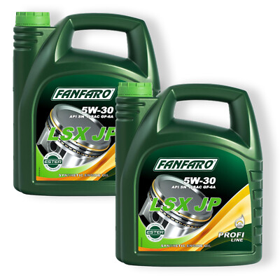 2x 4L Fanfaro LSX JP Motoröl 5W-30 API SN GM Dexos 1 Gen 2 Ford WSS-M2C946-A
