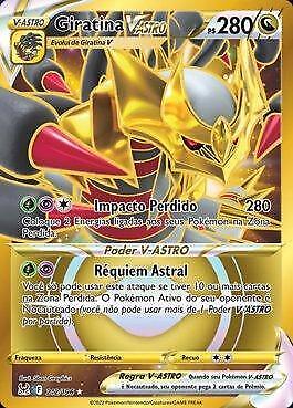 Giratina-VSTAR 212/196 in Portuguese Lost Origin Pokémon TCG