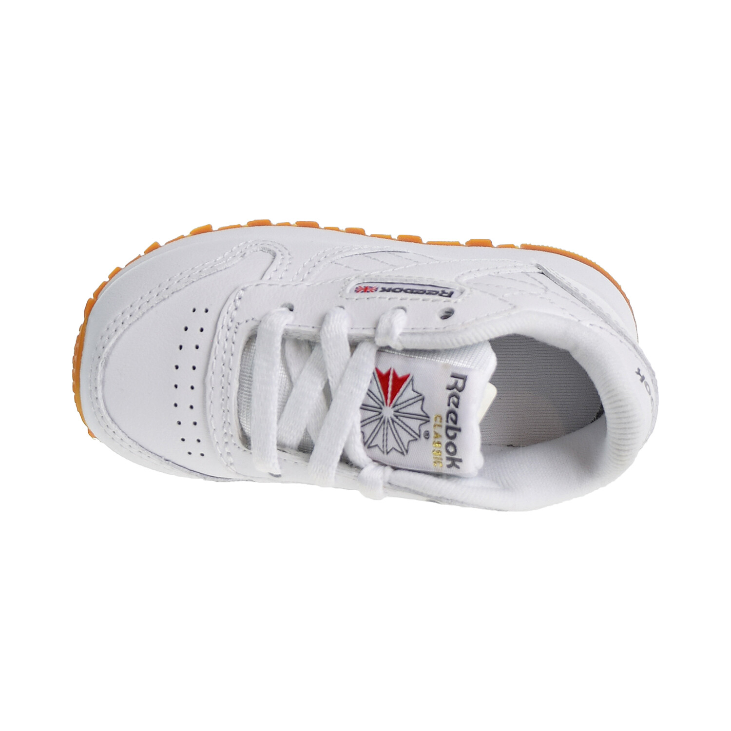 Купить Reebok Classic Leather Toddler's Shoes White/Gum V69626 на Аукцион  из Америки с доставкой в Россию, Украину, Казахстан