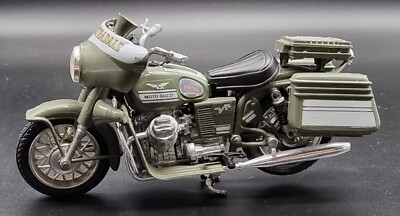 バイク模型　motoguzzi VINTAGE MOTORCYCLE MOTO GUZZI V7 POLIZIA 1/15 POLITOYS