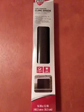 Auto Drive BLACK Static Cling Car Baby Infant  Window Shade 16" x 12" Universal 