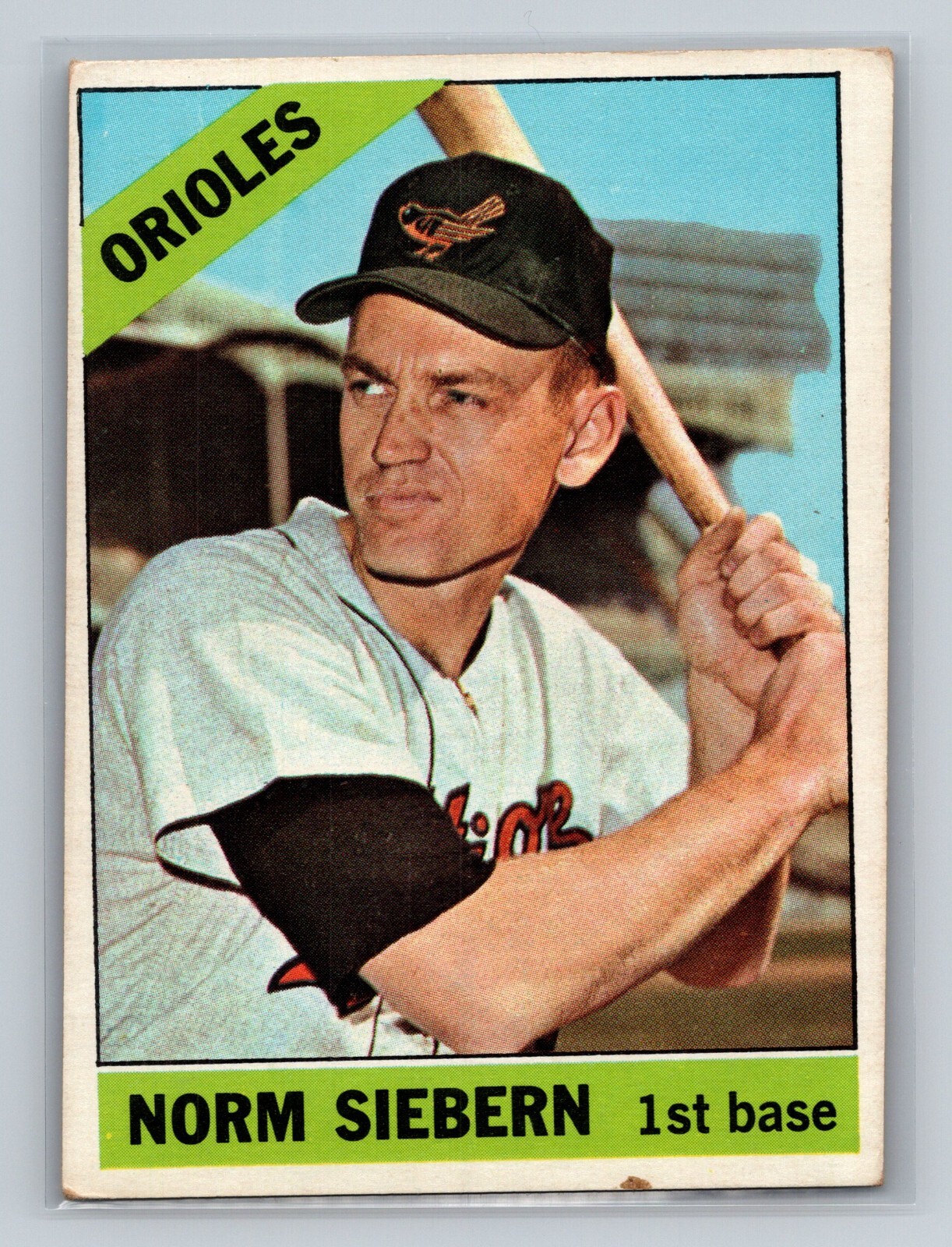 1966 Topps Norm Siebern Baltimore Orioles Card #14