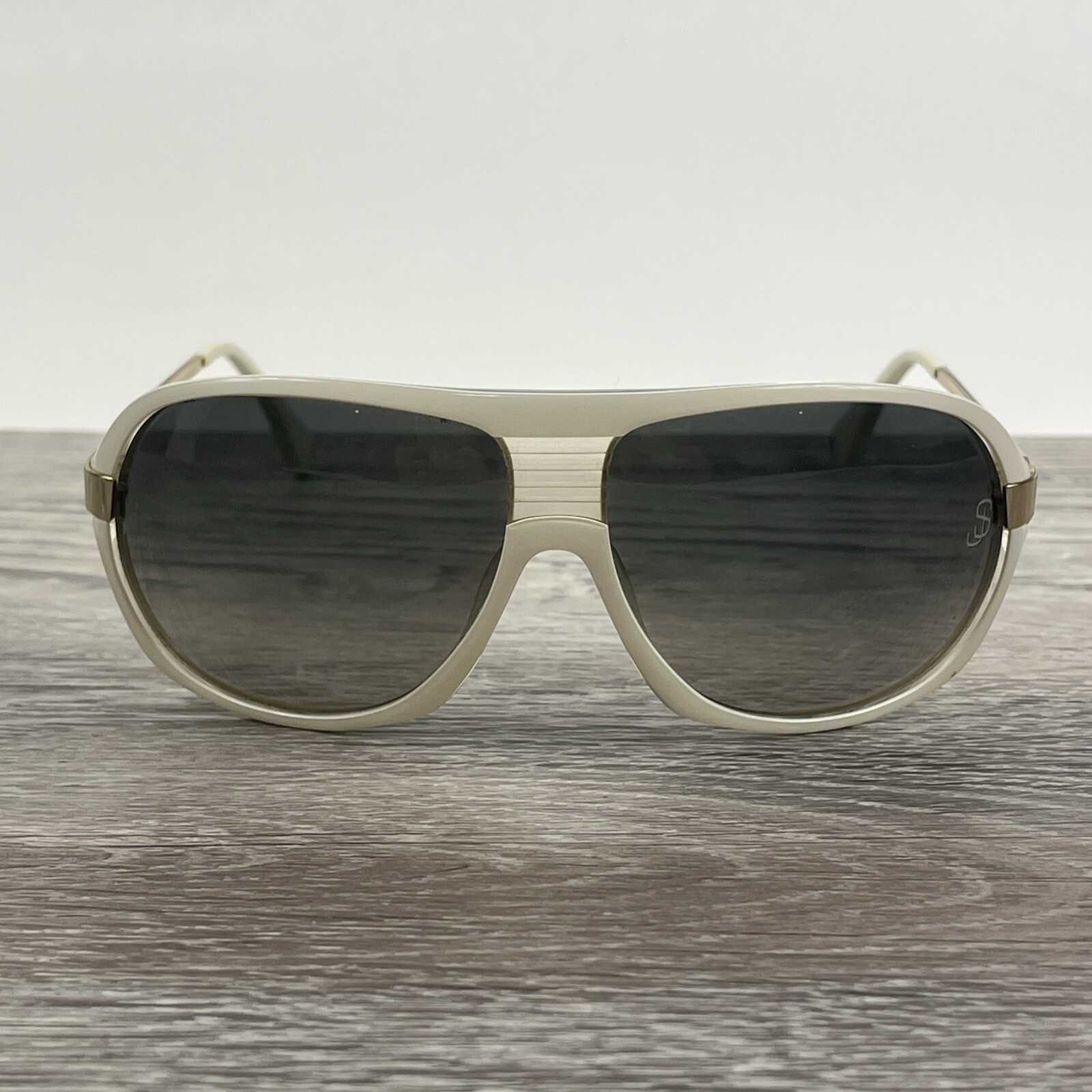 SEAN JOHN SJ818S Ivory Gold Aviator Sunglasses 61-17-135 Hong Kong Style-image