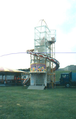 ORIGINAL KIRMESFAHRT FARBRUTSCHE KIRMESARTIKEL HELTER SKELTER REISEN FF