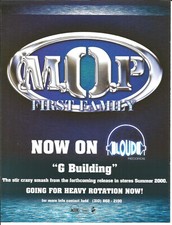 M.O.P. Rare G Building VINTAGE 2000 PROMO TRADE AD Poster for Warriorz CD MINT