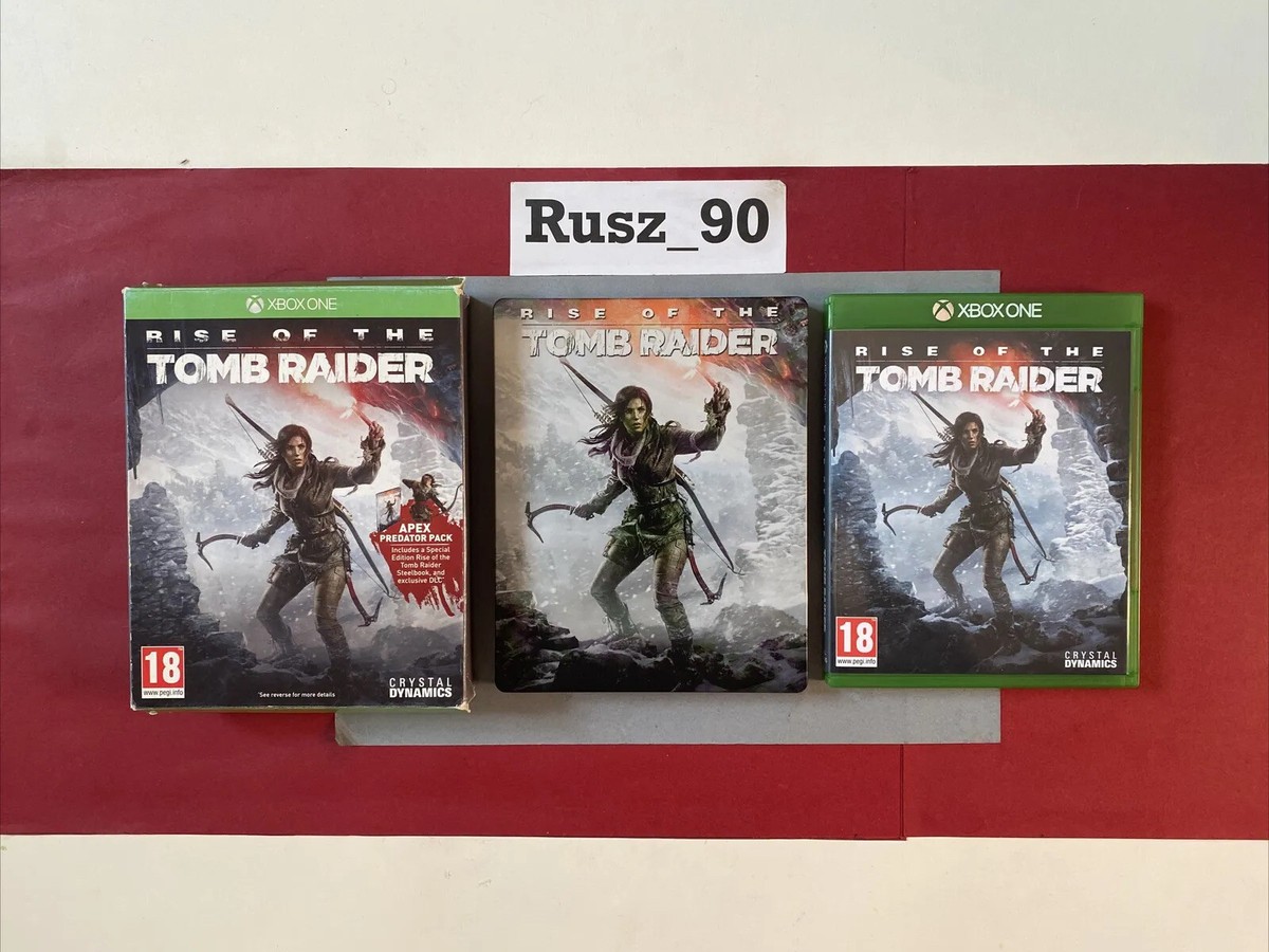 Rise Of The Tomb Raider Xbox One APEX Predator Pack Limited Steelbook  Edition