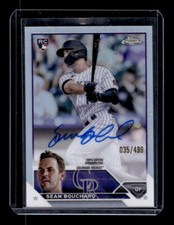 2023 Topps Chrome Rookie Autographs Refractors #RASB Sean Bouchard Auto /499