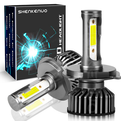FOR FJ CRUISER 2007-2014 - 6000K Bright H4 LED Headlight Bulbs Kit HI/LO Beam 2x
