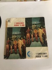 I CAMALEONTI - PERCHE' TI AMO - VADO IN BIANCO - 1973 - VINILE 45 GIRI 7"VINYL
