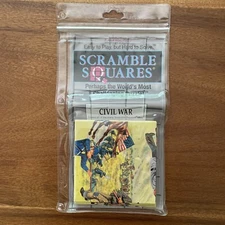 Scramble Squares Civil War American Military Puzzle 9 Square Piece Brain Teaser