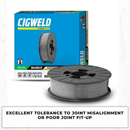 Cigweld Weldskill Gasless Mig Wire Roll Welding Self-Shielded flux 0.8mm 4.5kg - Picture 2 of 7