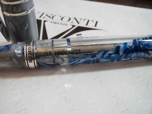 Visconti Homo Sapiens London Fog Crystal LE rollerball pen MIB - Picture 4 of 9