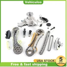 Timing Chain Kit w/ Water & Oil Pump For 1997-10 Ford Mazda Mercury 4.0L SOHC V6