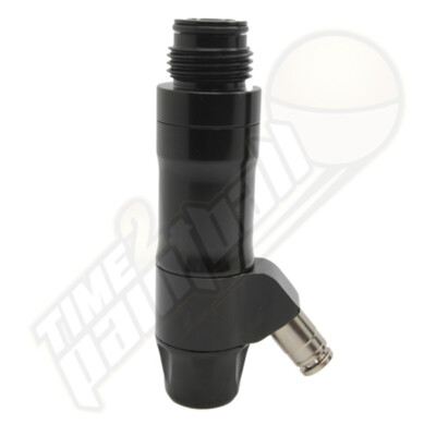 Inception Designs Paintball HPR High Pressure Inline Regulator V3 Polished Black
