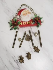 MCM Christmas Tree Wind Chime Hong Kong Kitschy Holiday Decor NOEL santa