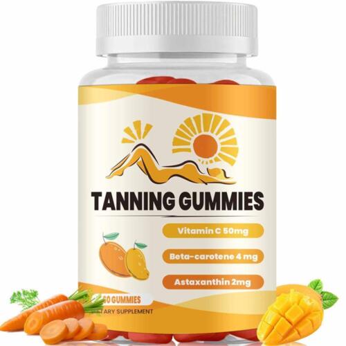 Bräunung_Gummis, natürliche Bräunungsergänzung für Hautgesundheit & Glanz 60 Stück 125g - Bild 6 von 13