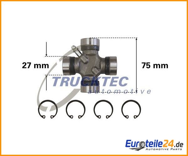 Joint, longitudinal shaft Trucktec automotive 02.34.041