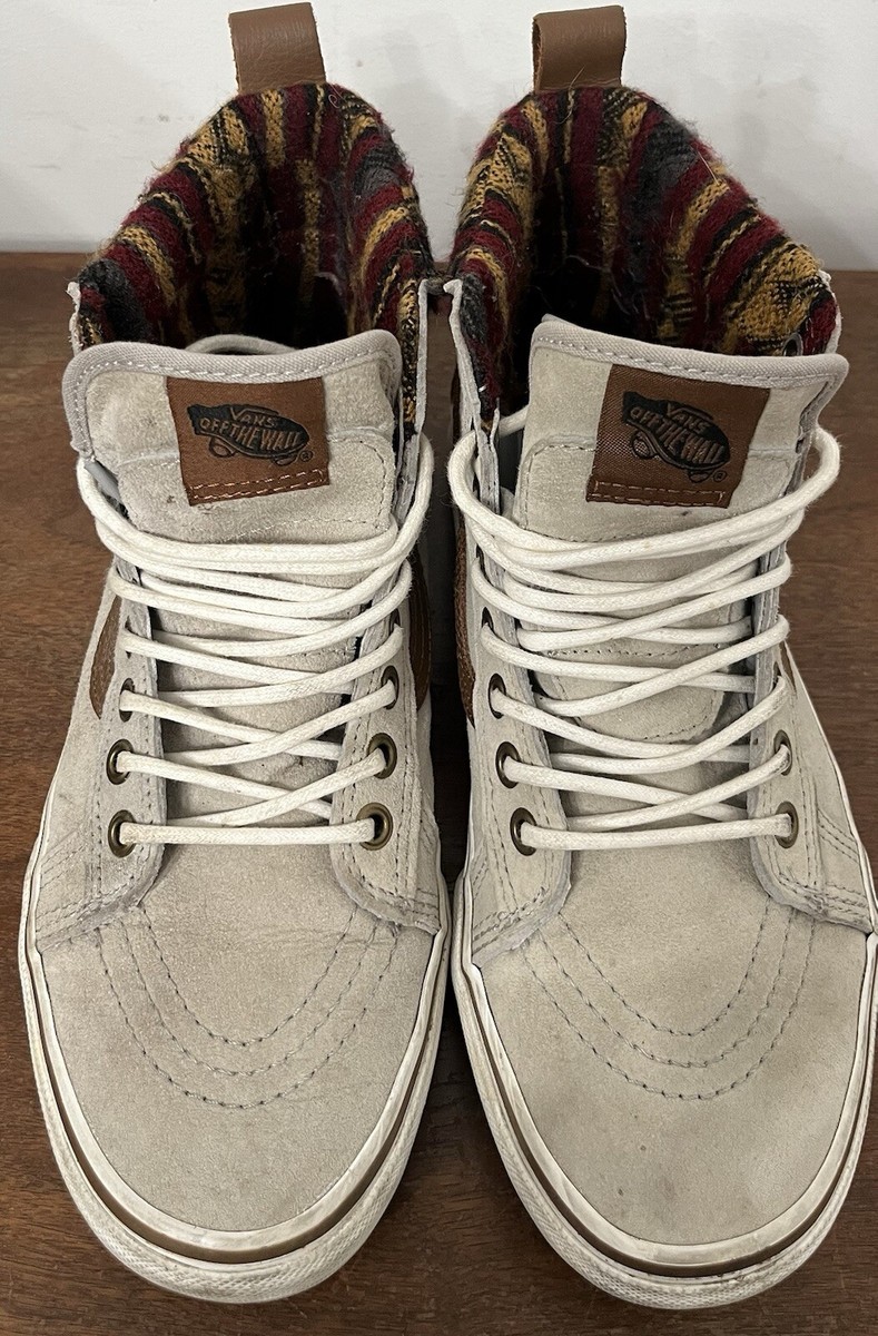 Vans Sk8-Hi MTE Shoes Scotchgard 3M Suede Glazed Plaid Lined  display picture 1