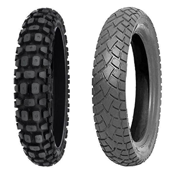 TYRE PAIR DELI TYRE 80/90-21 48P SB-107 + 130/80-17 65S SB-117