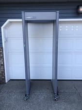 Garrett PD6500I Walk-Through Metal Detector with Wheel Kit 350 Value