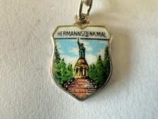 Wappen Anhänger für Bettelarmband Hermannsdenkmal Detmold Silber
