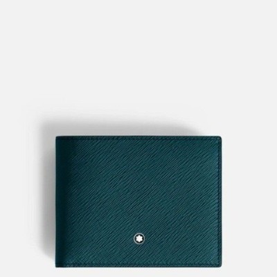 Exquisite Blue MB Bank Card Holder Card Pack Real Leather Card Case #198870 US