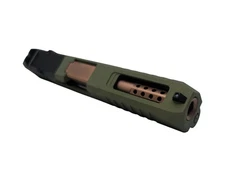 Turbo For G17 custom Slide Gen3NEW Cerakote Crocodile Complete W/ Copper Ported