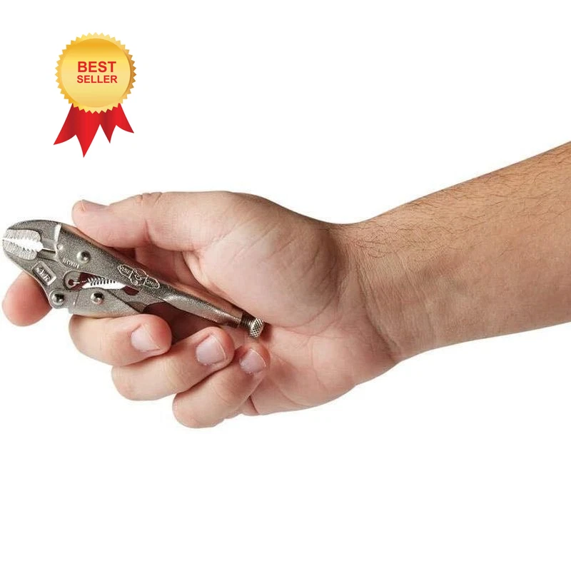 Alicates de bloqueo de mandíbula curva IRWIN VISE-GRIP con alambre 4"/100 mm, acero Foto 4 de 4