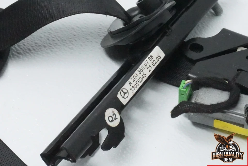 Retractor de cinturón de seguridad delantero derecho Mercedes-Benz C300 2008-2014 A2048600788 OEM Foto 4 de 4