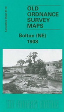 MAP OF Bolton (NE) 1908 Lancashire Sheet 87.10 by Paul Hindle NEW 9781841512549