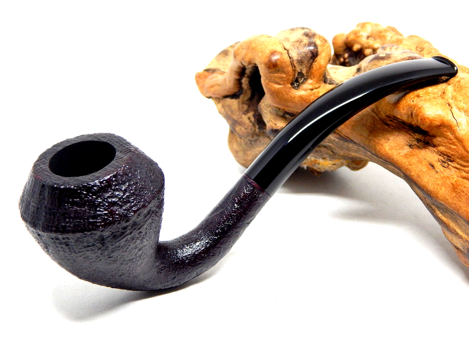 Max Capps MAX CAPPS HANDCUT MICRO BLAST TRUE SWAN NECK BENT RHODESIAN ESTATE PIPE ...