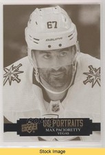 2021-22 Upper Deck Series 1 UD Portraits Max Pacioretty #P-2 READ y0i