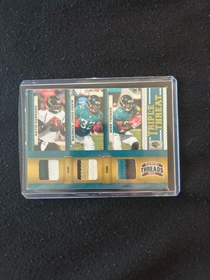 2011 Panini TripleThreat Maurice Jones-Drew, David Garrard, Mike Thomas #9 11/25