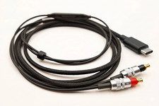 USBC OCC Audio Cable with mic For audio-technica ATH-WP900 ADX5000 ES770H MSR7b