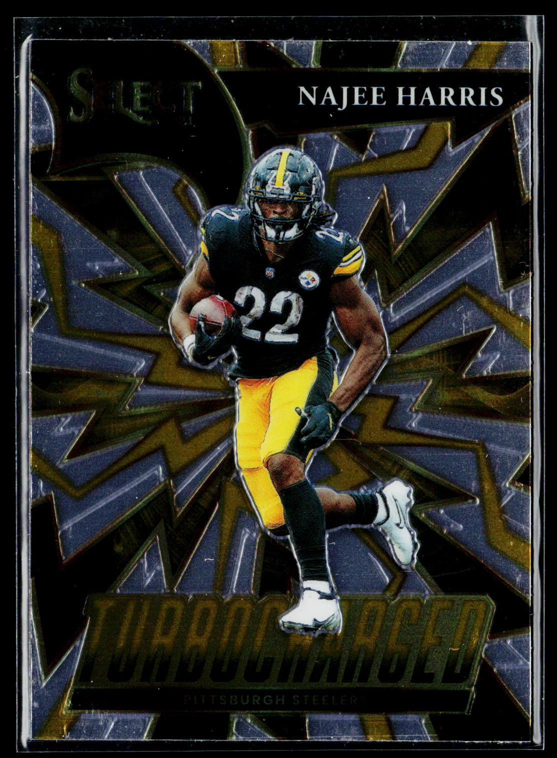 2021 Panini Select #TUR-6 Najee Harris Turbocharged