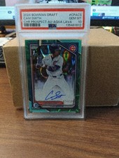 2024 Bowman Draft Cam Smith Chr Prospect Au-Aqua Lava