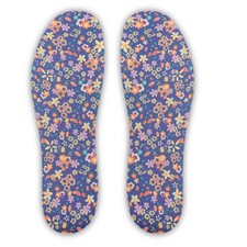 LMHCISO No Show Socks Inner Soles for Women,Barefoot Sockless 6-9, Floral 02