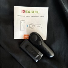 Syukyu Universal RF Remote Control Page Turner for Tablet  eReader Black