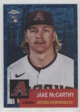 2022 Chrome Platinum Anniversary Toile White & Blue Refractor Jake McCarthy 05ol