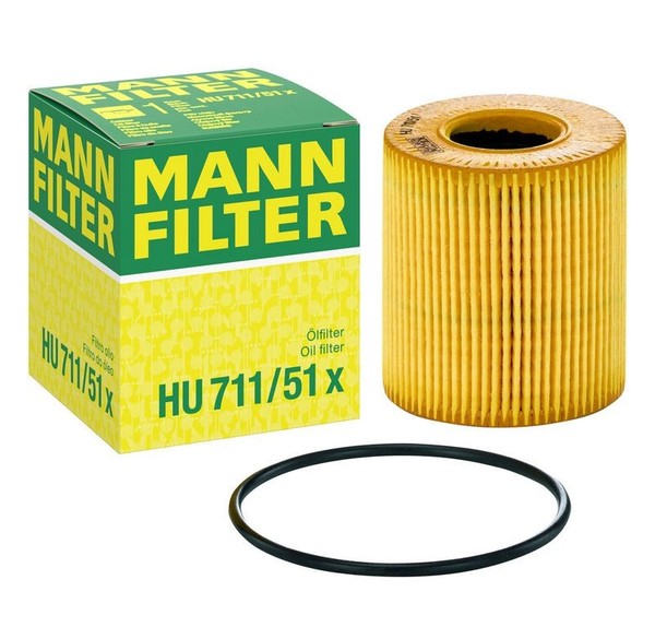 Mann ÖLfilter + ÖLablassschraube Ford Kuga II HU 711/51 X,44442-image