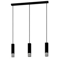 Moderne HäNgelampen 3X4,5W/Gu10 Schwarz Silber IP20