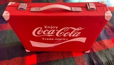 Vintage 80er Coca Cola Koffer Aktentasche Kühlbox Brotdose Aufbewahrung