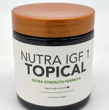 Nutra IGF 1 Topical Cream 4oz , 30 Day Supply