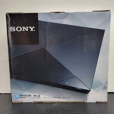 Sony BDP-S2200 Blu-ray DVD Player Wireless LAN WiFi Smart Streaming New Open Box