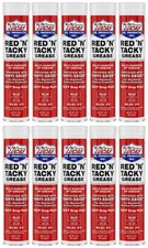 Case of 10 Lucas Oil 10005-30 Red N Tacky Multi-Purpose Grease 14 oz. Cartridges
