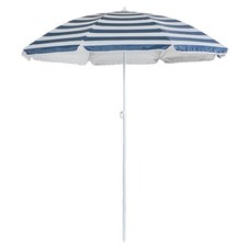 Image of Metal Beach Parasol Umbrella UPF50+ Garden Patio Sun Shade Umbrella 1.8M x 2M