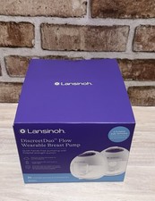 Lansinoh DiscreetDuo Flow Wearable Electric Breast Pump With Extra Parts NEW